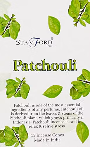 Stamford Patchouli Woody Incense Cones in White and Multicolour – 1