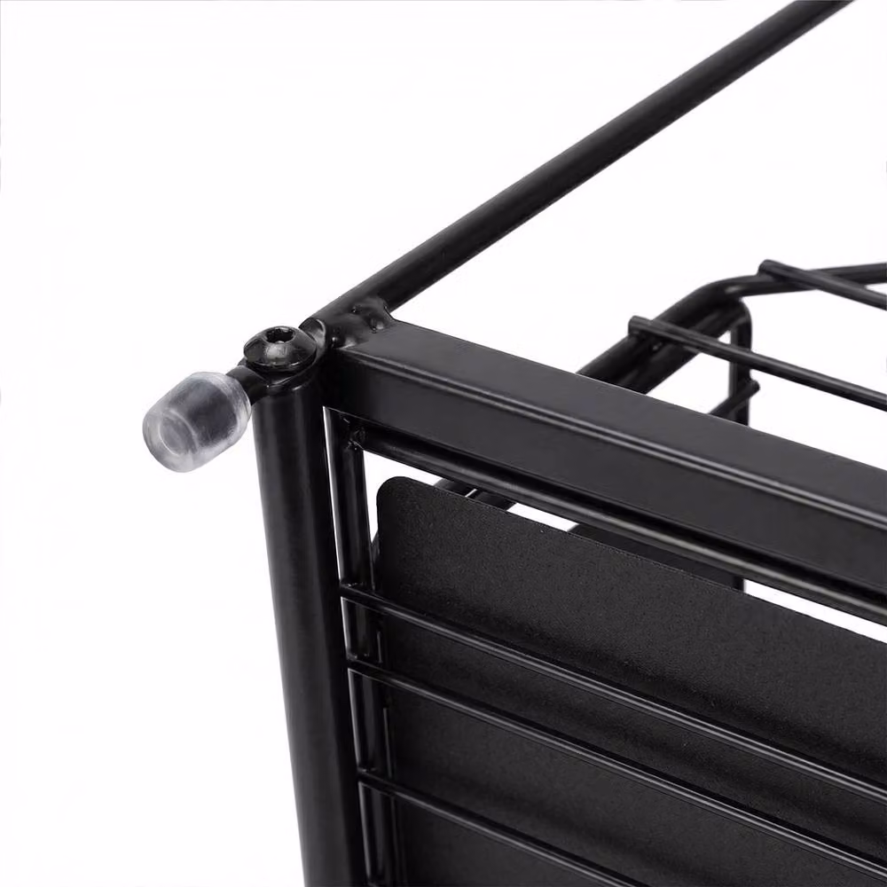 Toque 2 Tier Pull Out Under Sink Kitchen Cabinet Storage Organiser Drawer in Black – 6