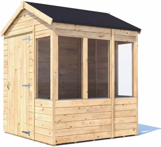 Dunster House Potting Shed Roof in Brown, 6x6ft