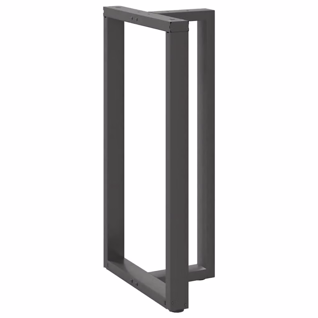 Berkfield Home T-Shaped Bar Table Legs, 2 Piece Steel Set in Anthracite and Black, W: 60 cm, D: 35 cm, H: 110-111 cm – 3