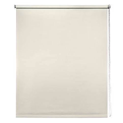 New Edge Blinds Beige Thermal Blackout Roller Blind, Width: 90 cm, Height: 165 cm