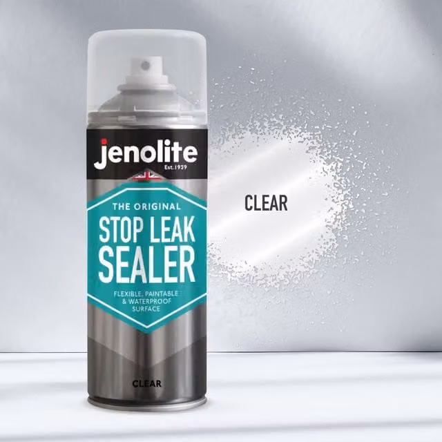 Jenolite Stop Leak Waterproof Sealer Spray, Transparent, 0.4 l