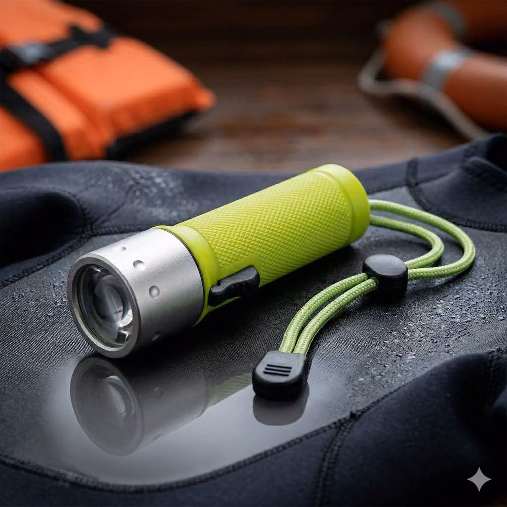 Dragodirect 150 Lumen 1W XPE LED Underwater Diving Torch in Yellow – 3