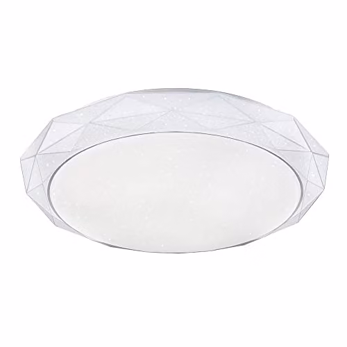 Netlighting Andi RGB LED Ceiling Light in White and Multicolour with Remote Control and Dimmable Function