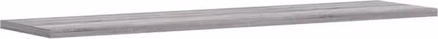 Berkfield Home Set of 4 Grey MDF Wall Mounted Shelves, W: 80 cm, D: 20 cm, H: 1.5 cm – 1