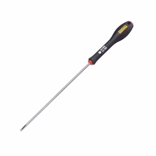 Stanley FatMax Parallel Tip Screwdriver in Black and Red, Chrome Vanadium Steel, 3 x 150 mm