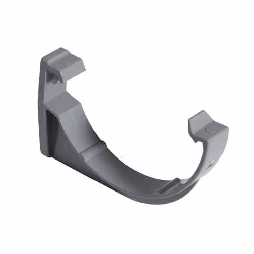 FloPlast Half Round 75mm Gutter Fascia Bracket, Grey
