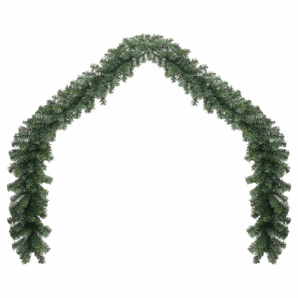 Berkfield Home Green Christmas Garland with PVC Foliage, 5 m – 2