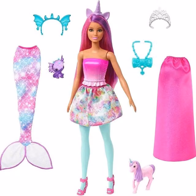 Mattel Barbie Dreamtopia Doll and Accessories in Pink