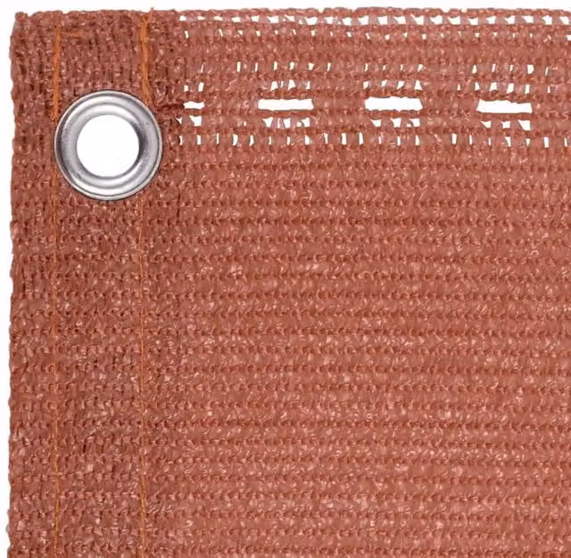Berkfield Home Fabric Balcony Screen in Terracotta, W: 75 cm, L: 600 cm