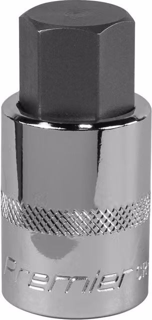 Loops 19mm Forged Hex Socket Bit 1/2 inch Square Drive Chrome Vanadium Steel Wrench Socket in Silver and Multicolour