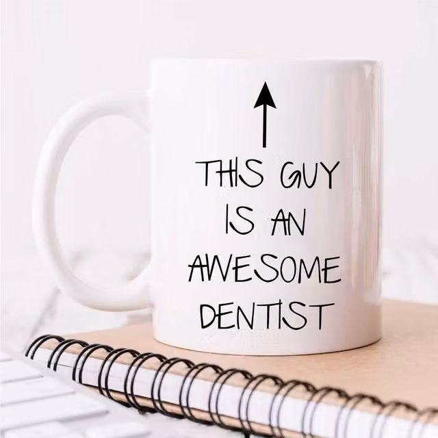 60 Second Makeover Limited This Guy Is An Awesome Dentist Mug, White Ceramic