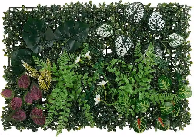 Darphe Artificial Green Plant Wall Panel
