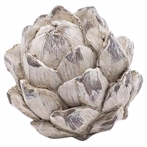 Love Lace Garda Decorative Small Artichoke Ceramic in White and Multicolour – 1