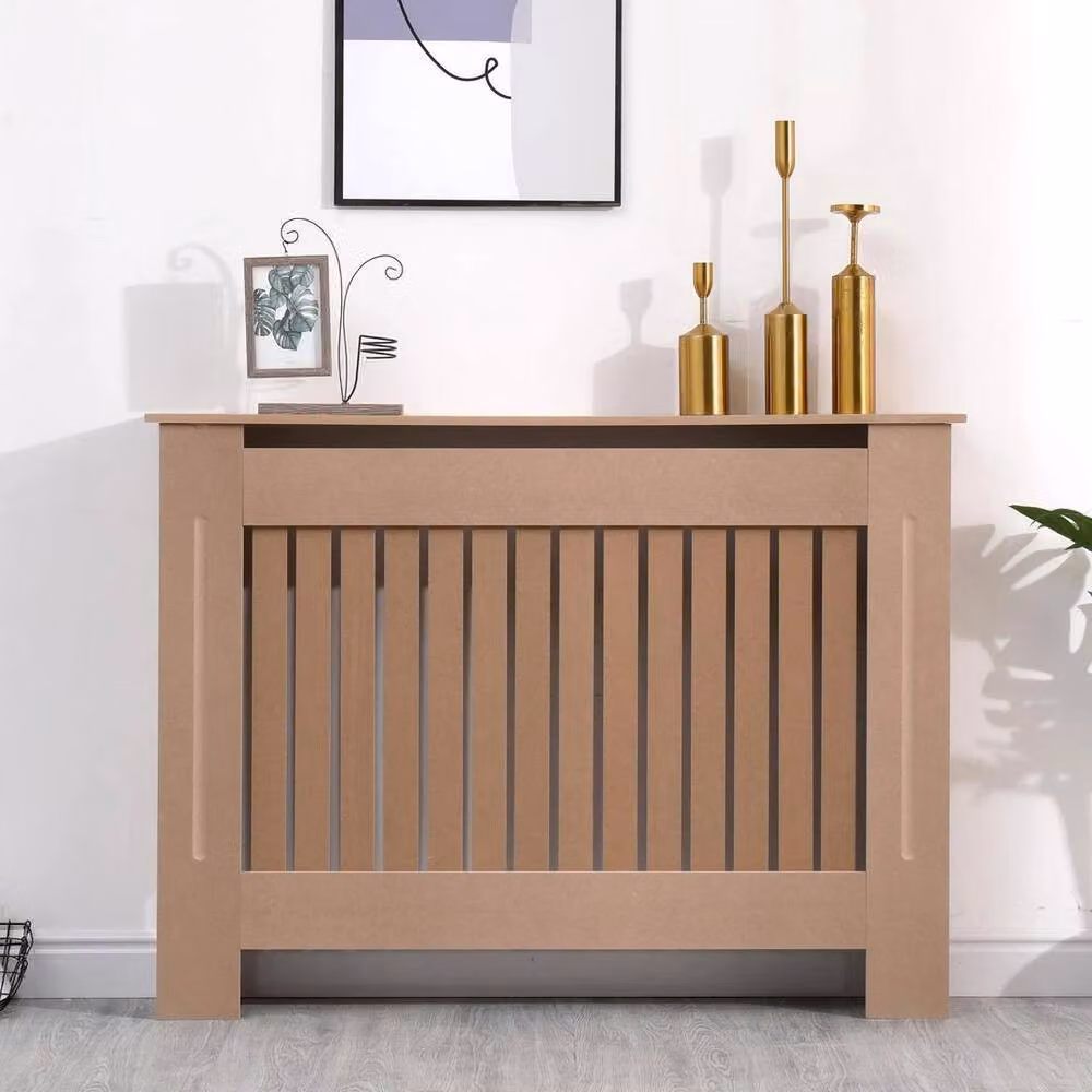 FORGEVIO Medium Vertical Radiator Cover in Brown MDF and Plastic – 2