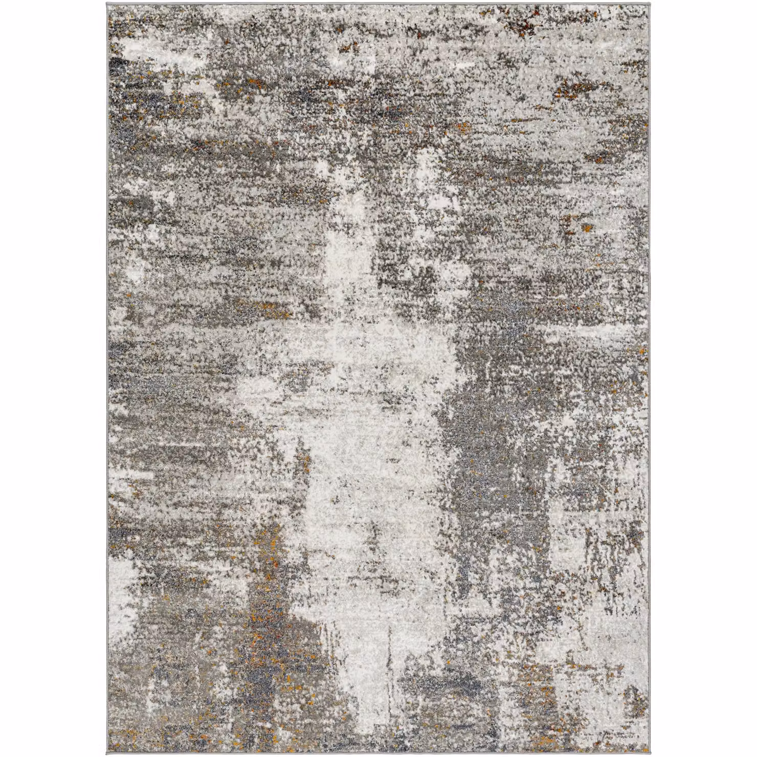 Livabliss San Francisco Modern Abstract Marble Living Rug in Blue, Grey, Yellow and Brown, W: 120 cm, L: 170 cm – 2