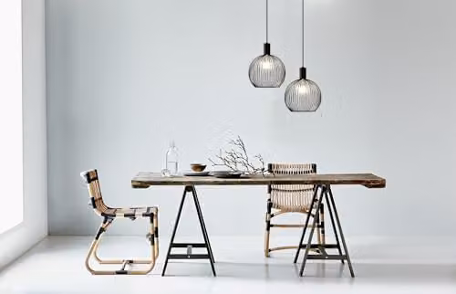 Nordlux Aver Sphere Pendant Light in Black Metal with E27 Mains, Diameter: 30 cm – 2