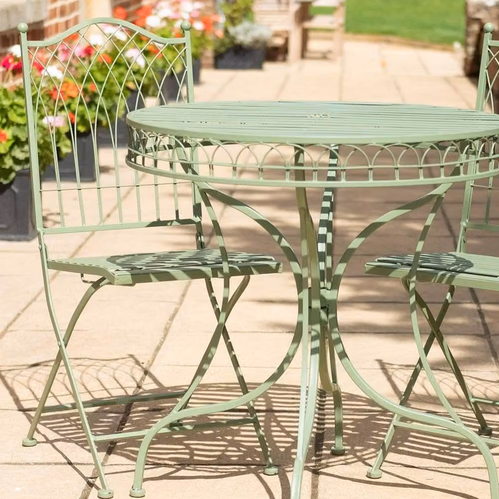 Ascalon Design Ltd Hampton 3pc Bistro Set in Green – 2