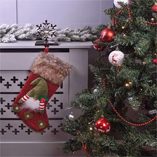 Netagon Luxury Gonk Christmas Stocking in Red and White