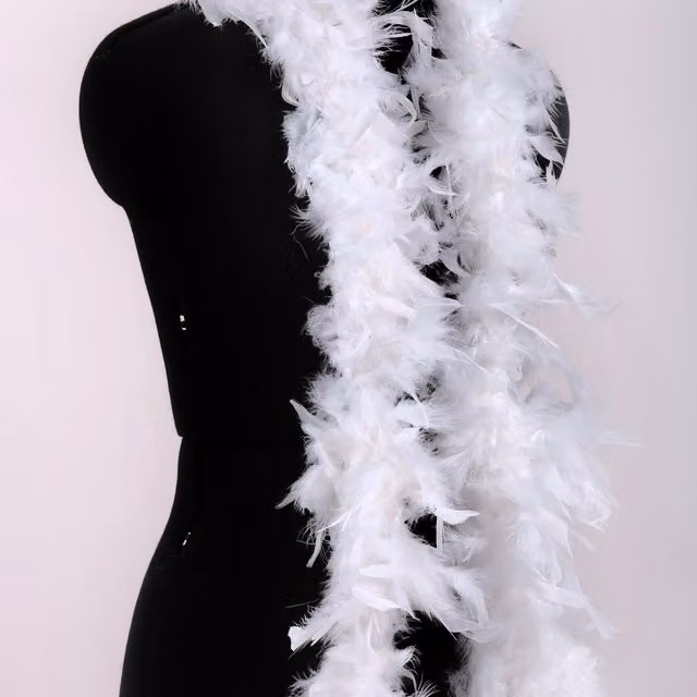 Trimits Marabou Feather Boa in White