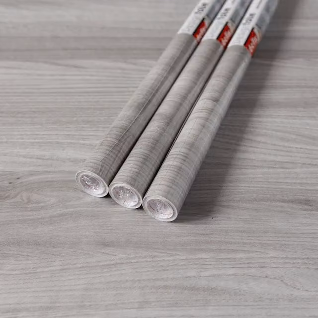 dc fix Sangallo Grey Self Adhesive Vinyl Wrap for Kitchen Doors and Worktops, Pack of 3, W: 67.5 cm, L: 2 m