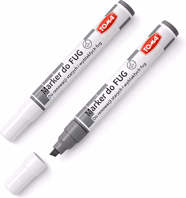 Sola Grout Marker Pen for Tile Joints in Grey (2 Pack)