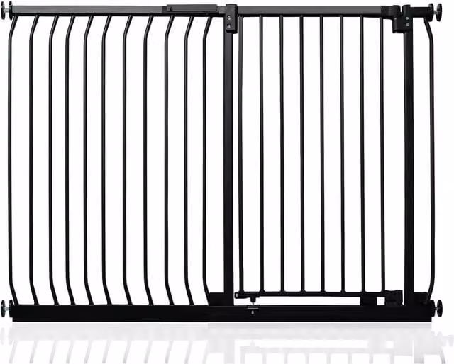 Safetots Extra Tall Elite Pressure Baby Gate, Black, Width: 134 cm - 143 cm