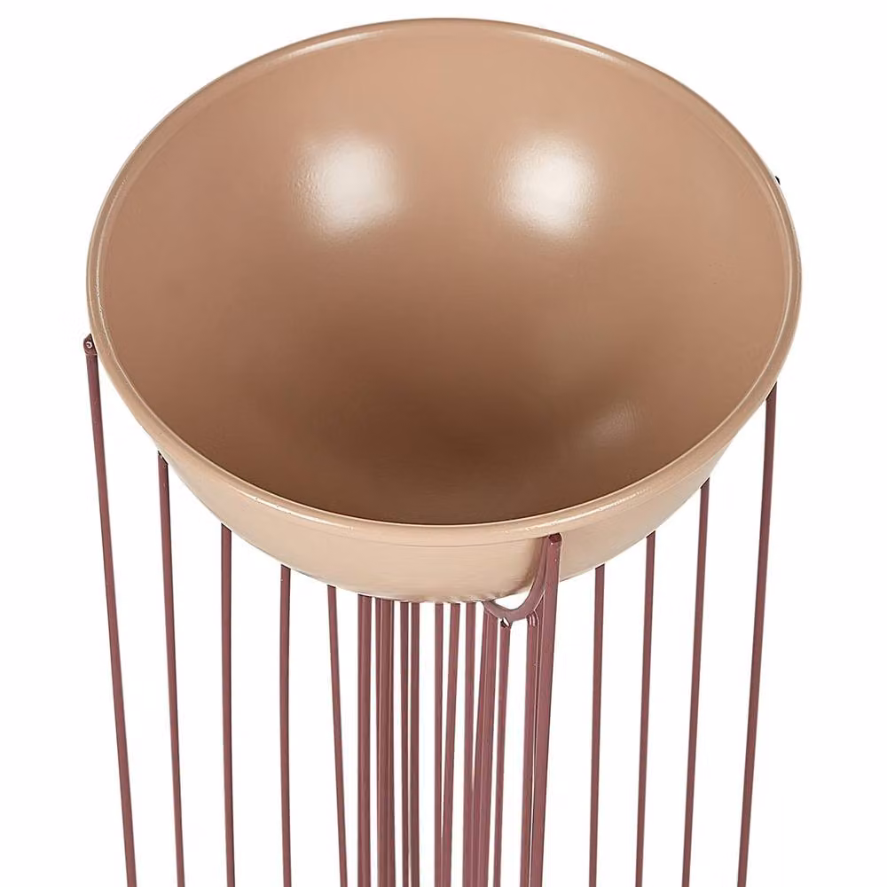 Wyld and Coco Pink Metal Indoor Plant Stands Set of 2, Height: 55 cm and 45 cm – 2