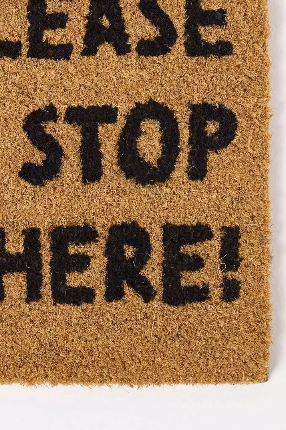 Homescapes Christmas Santa Stop Here Doormat, Beige Coir and Rubber, W: 40 cm, D: 60 cm – 2