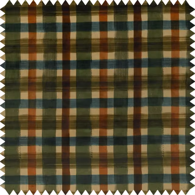 House of Hackney London Fields Check Velvet Laurustine Multicolour
