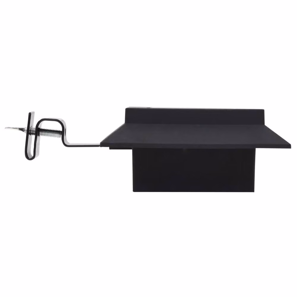 Berkfield Home Set of 12 Black Square Solar LED Outdoor Garden Lamps with Dusk Sensor, W/D/H: 12 x 12 x 12 cm – 3