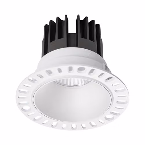 Ideal Lux Game Trimless Round Recessed LED Downlight, White, 1100Lm, 3000K Warm White