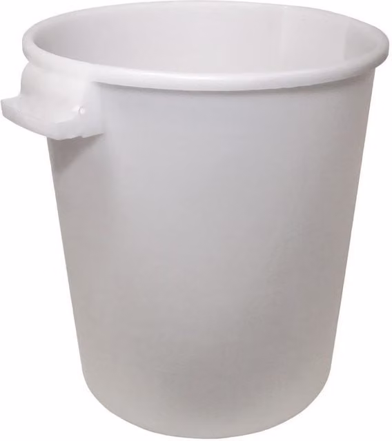 Faithfull Builder's Bucket, 50 Litre, White