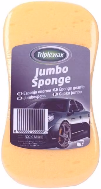 Triplewax Jumbo Sponge - Yellow