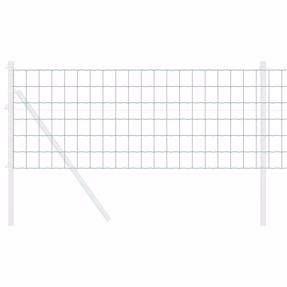 Berkfield Home Euro Fence Green PVC-Coated Steel Rectangular Fence 8 x 10 m – 2
