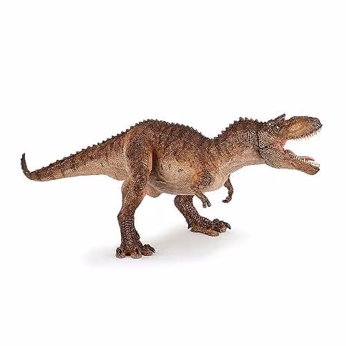 Papo Cretaceous Collection Gorgosaurus Dinosaur Figure, Brown and Multicolour, 20 cm – 1