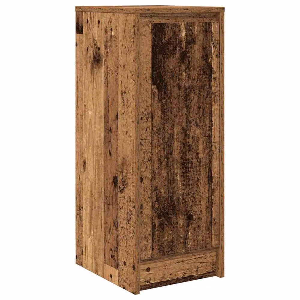 Berkfield Home Rustic Old Wood Sideboard in Brown, W/D/H: 29.5 x 34 x 76 cm – 2