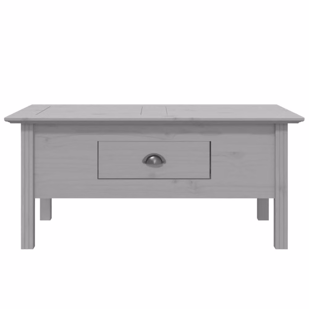 Berkfield Home BODO Coffee Table in Grey Solid Pine Wood, W/D/H: 100 x 55 x 45 cm – 3