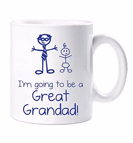 60 Second Makeover Limited I'm Going To Be A Great Grandad Ceramic Mug in White – 3