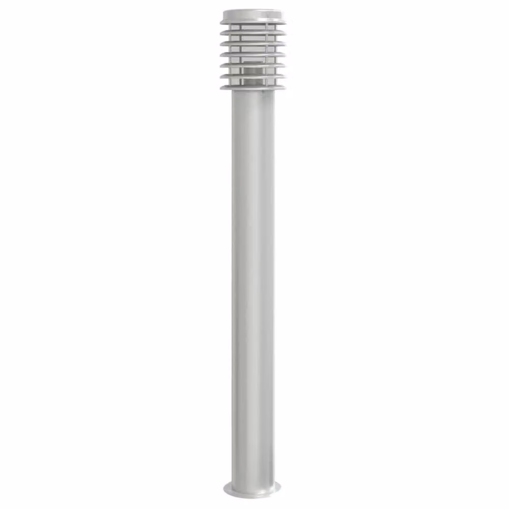 Berkfield Home Silver Stainless Steel Outdoor Floor Lamp, Height: 110 cm – 2