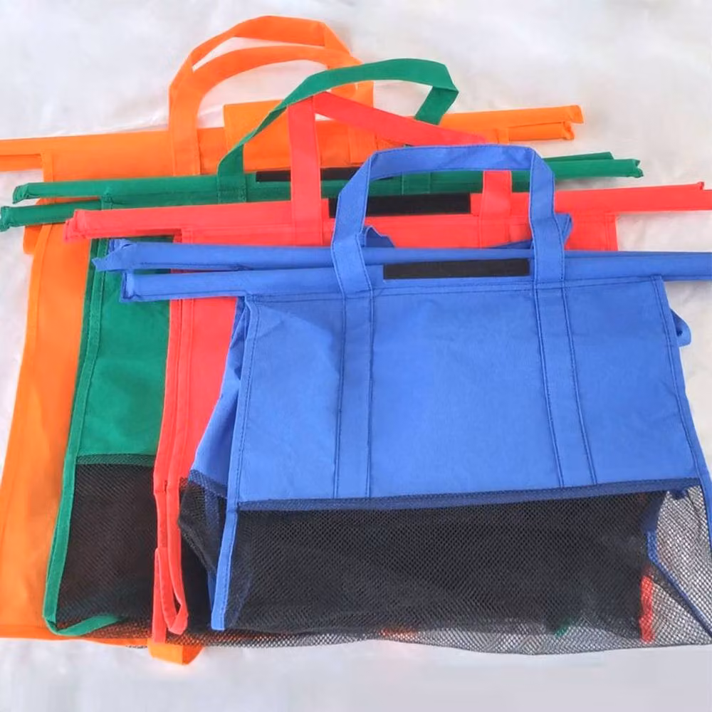 EONLION Original Vibe Set of 4 Reusable Multicolour Fabric Trolley Bags – 4