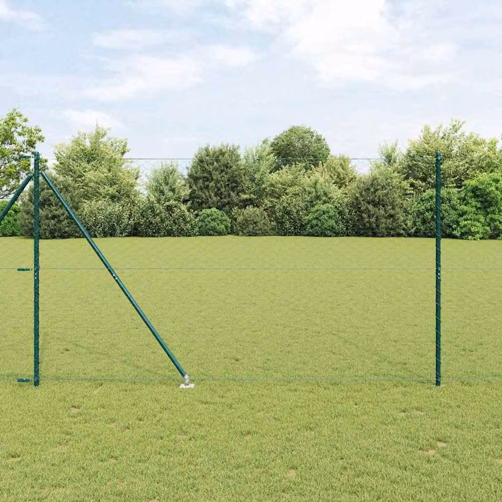 Berkfield Home Green Hexagon Steel Fence, H: 150 cm x W: 10 m – 2