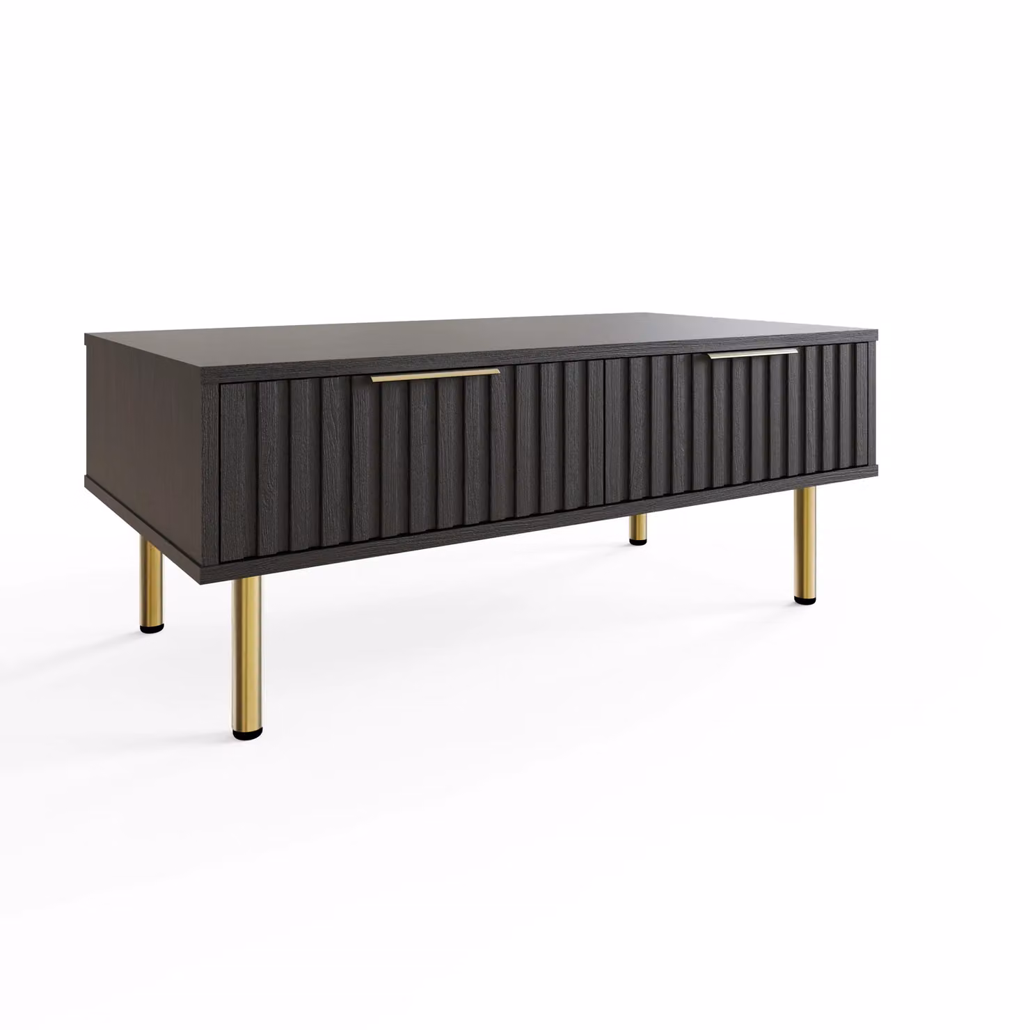GFW Nervata Rectangular Coffee Table in Black and Gold – 4