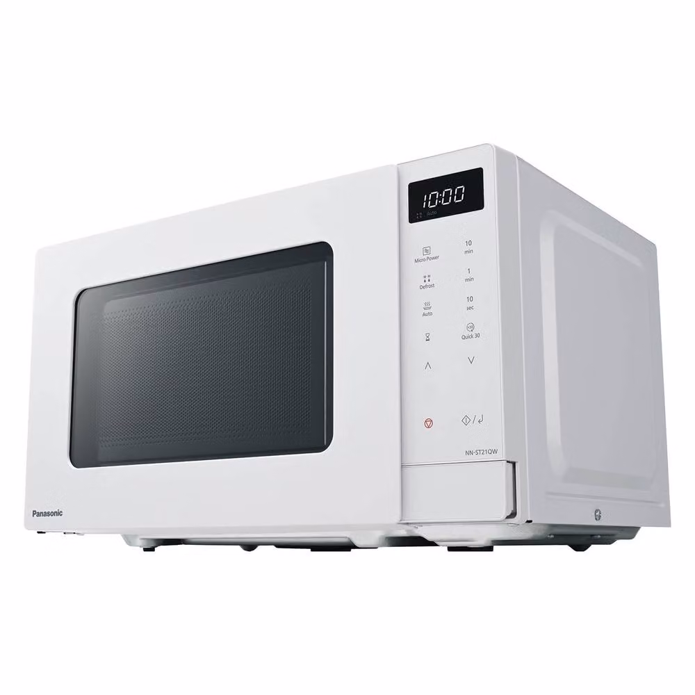 Panasonic 20L Solo Compact Microwave in White, 800W, W: 45.2 cm, D: 34.0 cm, H: 26.0 cm – 2