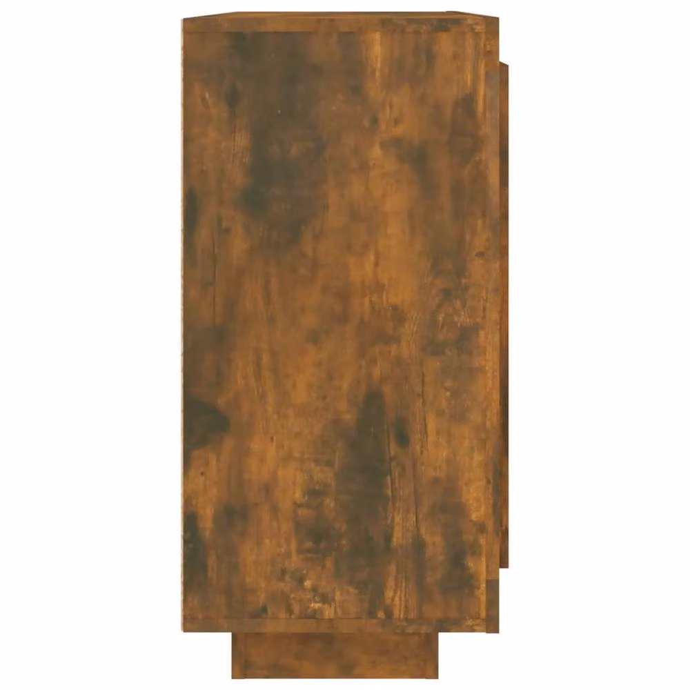 Berkfield Home Smoked Oak Sideboard in Brown, W/D/H: 92 x 35 x 75 cm – 4
