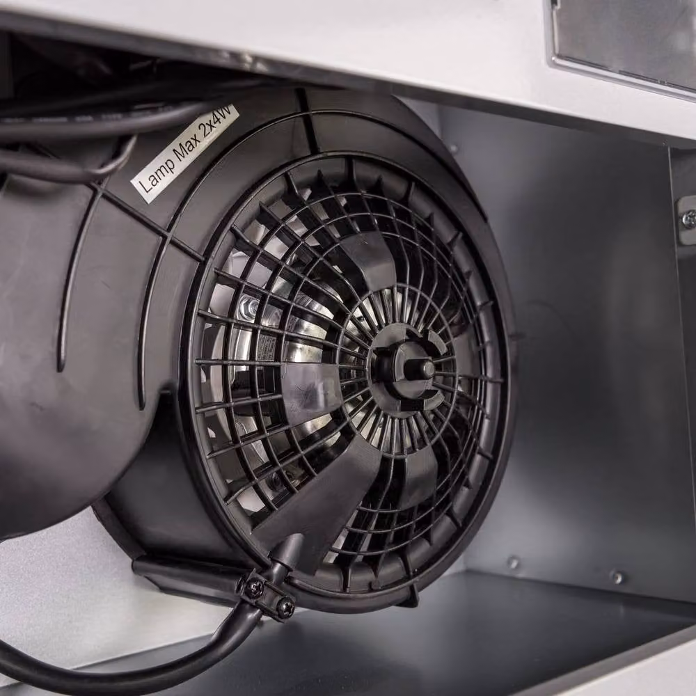 SIA Silver Built In Canopy Cooker Hood Extractor Fan with Activated Carbon Filter, Width: 52 cm – 4