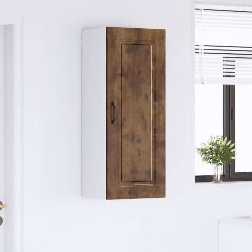 vidaXL Dishwasher Panel Kalmar Smoked Oak, W/D/H: 40 x 31 x 100 cm