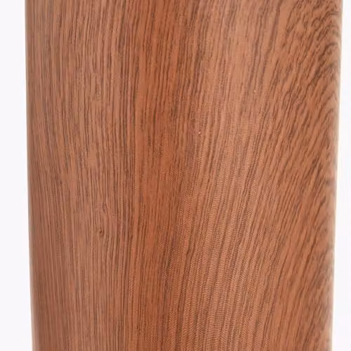 Pacific Lifestyle Brown Ceramic Table Lamp with Wood Effect and Fabric Shade W/D/H: 30 x 30 x 55 cm – 3