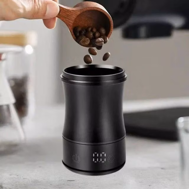 KORVIXA High-precision 58 mm Coffee Dosing Cup in Black