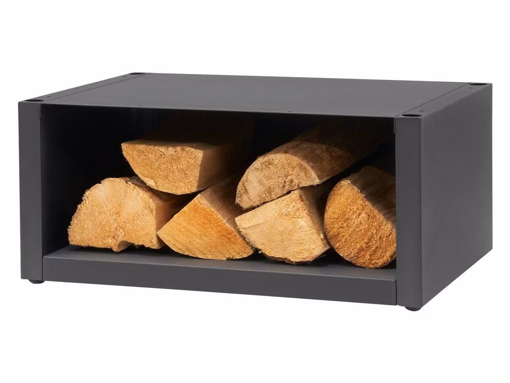 OKO S1/S2 Bio Ethanol Stove Log Store in Charcoal Grey – 2